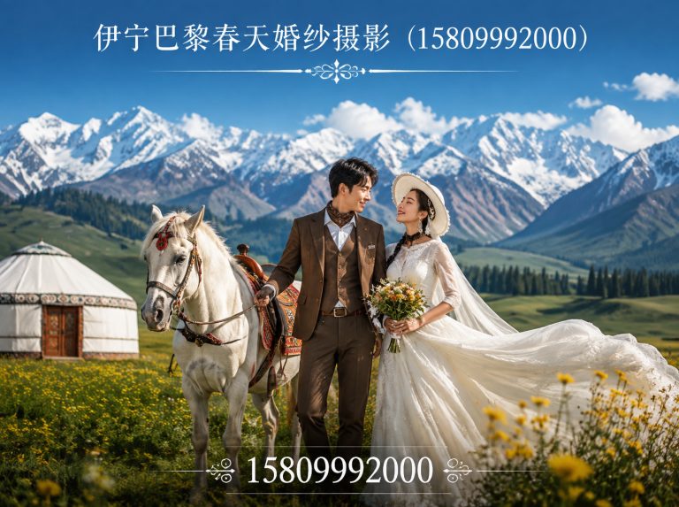 巩留县赛里木湖婚纱照展示图